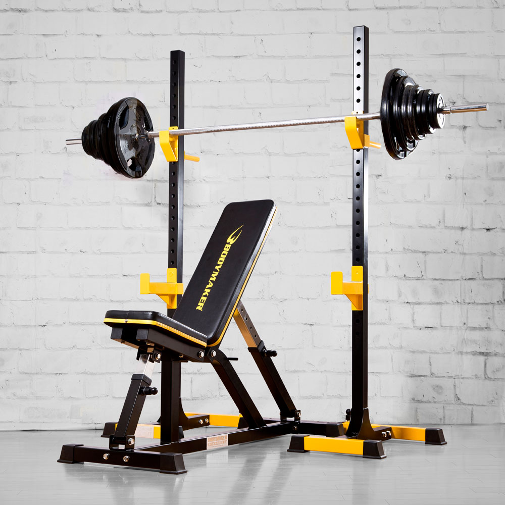 マルチラックセット ラバーバーベルセット TM085SET｜BODYMAKER