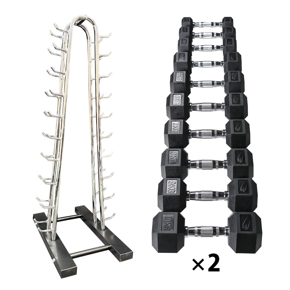 ダンベルタワー 六角ダンベルセット｜BODYMAKER（ボディメーカー）