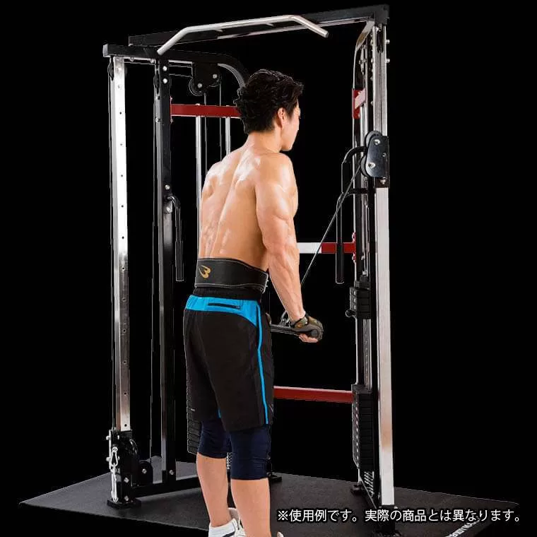 ケーブルクロスオーバー ショートレンジSP TM168BKYE｜BODYMAKER