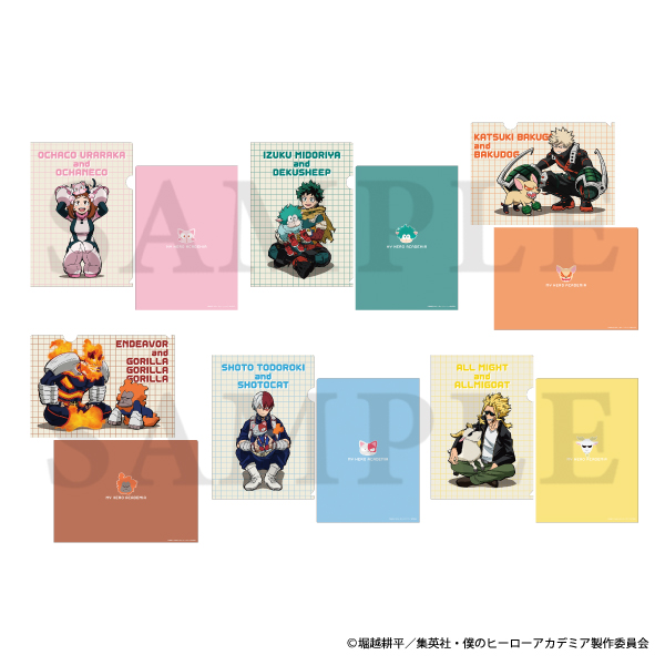 僕のヒーローアカデミア クリアファイル／MHAnimals 麗日お茶子