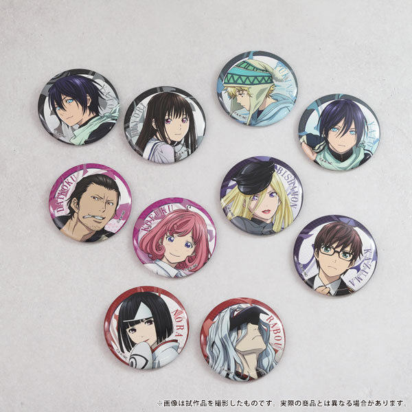 ノラガミ 缶バッジセット／夜ト&雪音: キャラグッズ｜bones store