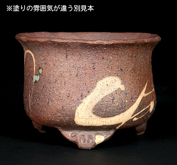 誠山窯・片岡美津江作 雲足丸鉢 | 盆栽、盆栽書籍、盆栽鉢の通販│近代出版