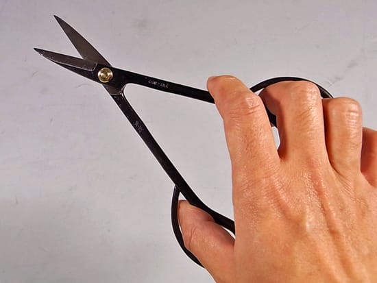 さつき鋏 大 全長180mm No.35Aの販売｜小枝切 (芽摘)鋏の盆栽妙 – 盆栽