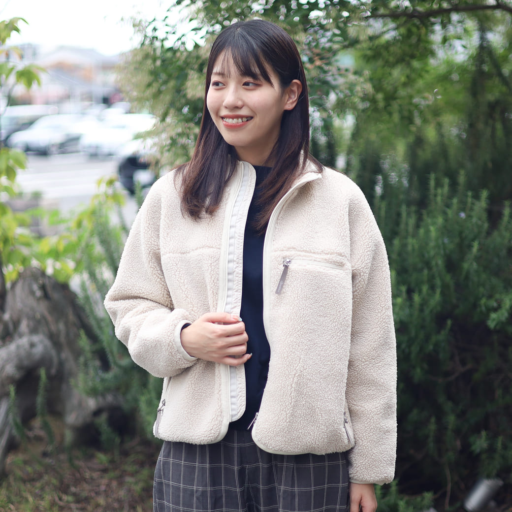 Gymphlex ジムフレックス コージーライトボア ブルゾン｜BORN FREE