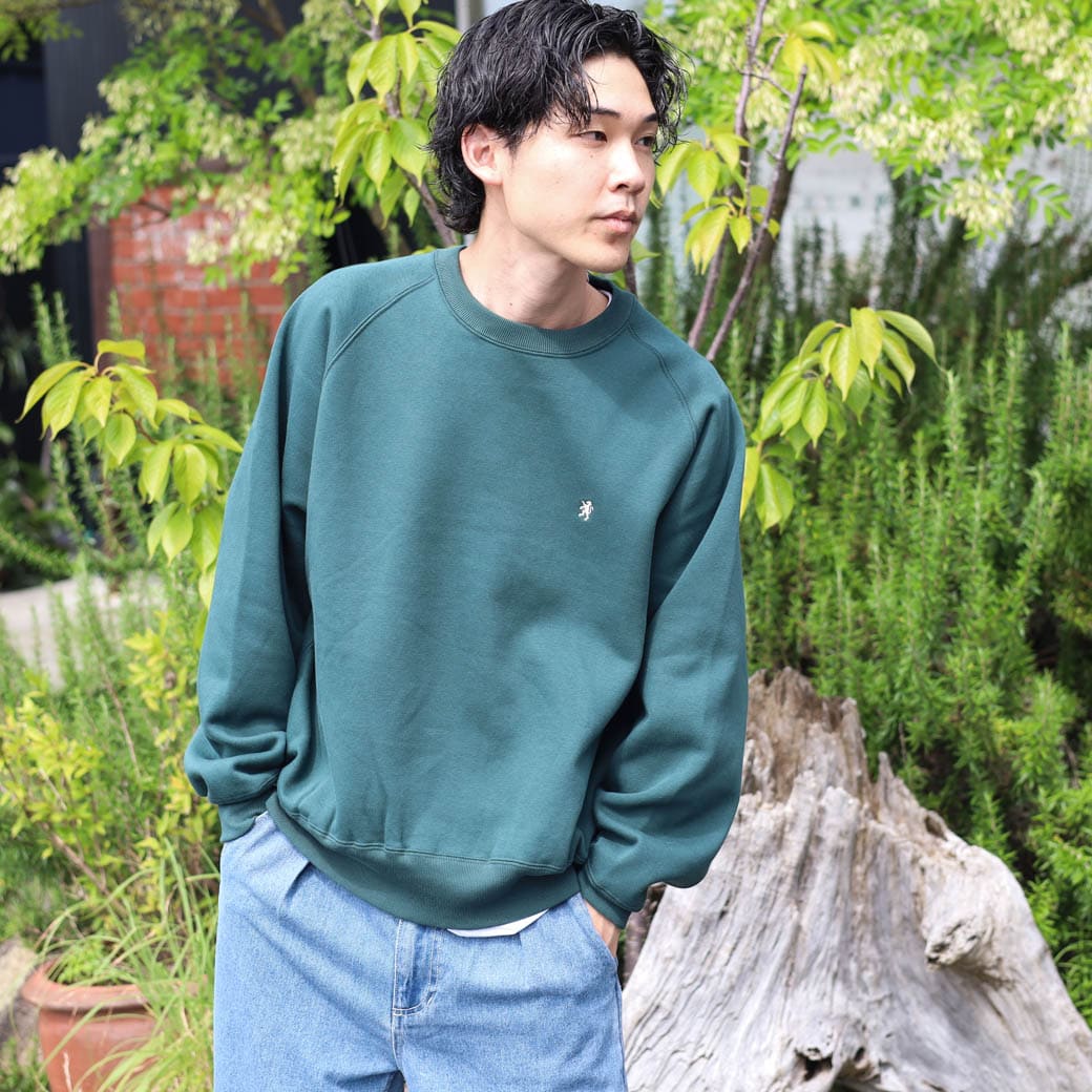 Gymphlex ジムフレックス T/C フリーシー スウィングスリーブ クルー