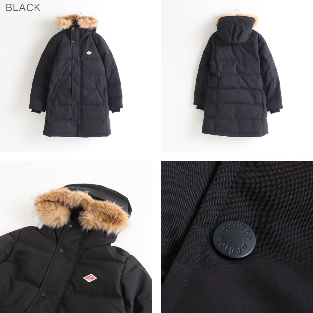 DANTON ダントン フェイク ファー フード ダウン コート｜BORN FREE
