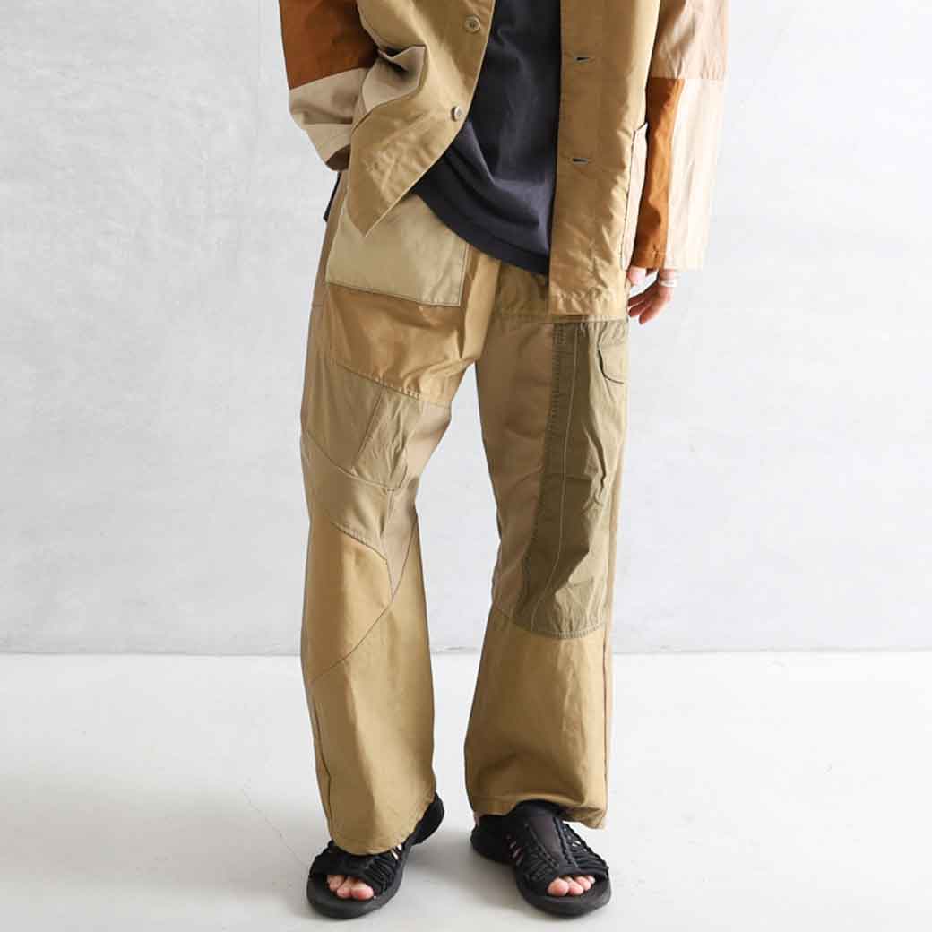 Johnbull ジョンブル リメイクパッチワークパンツ｜BORN FREE ONLINE SHOP