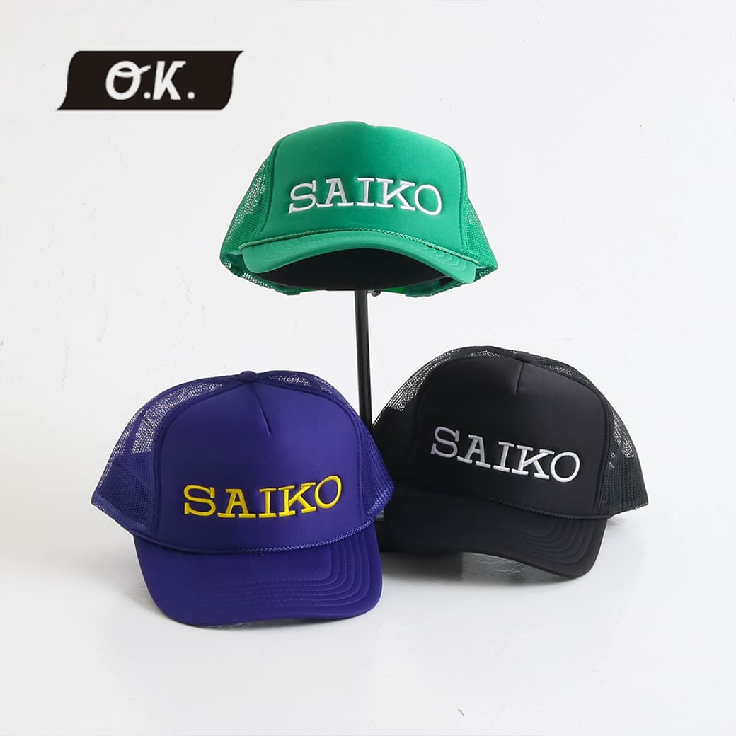 O.K. オーケー SAIKO メッシュキャップ｜BORN FREE ONLINE SHOP