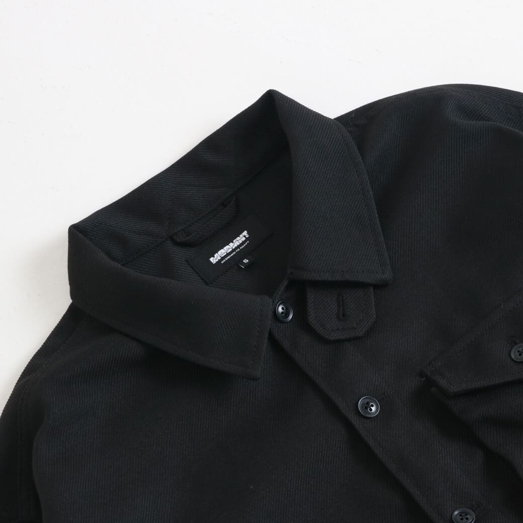 MODMNT モドメント テトロン／ツイード ユーティリティ CPO シャツ