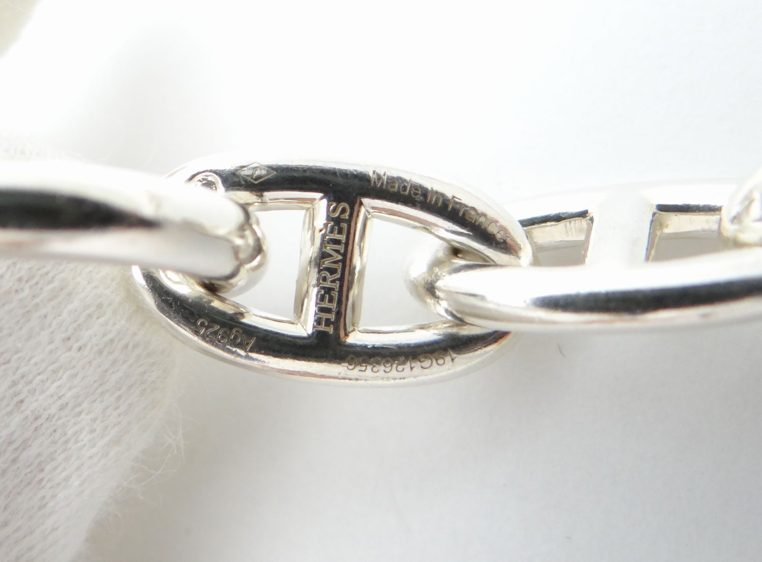 HERMES エルメス シェーヌダンクルGM 13コマ 約18cm ブレスレット