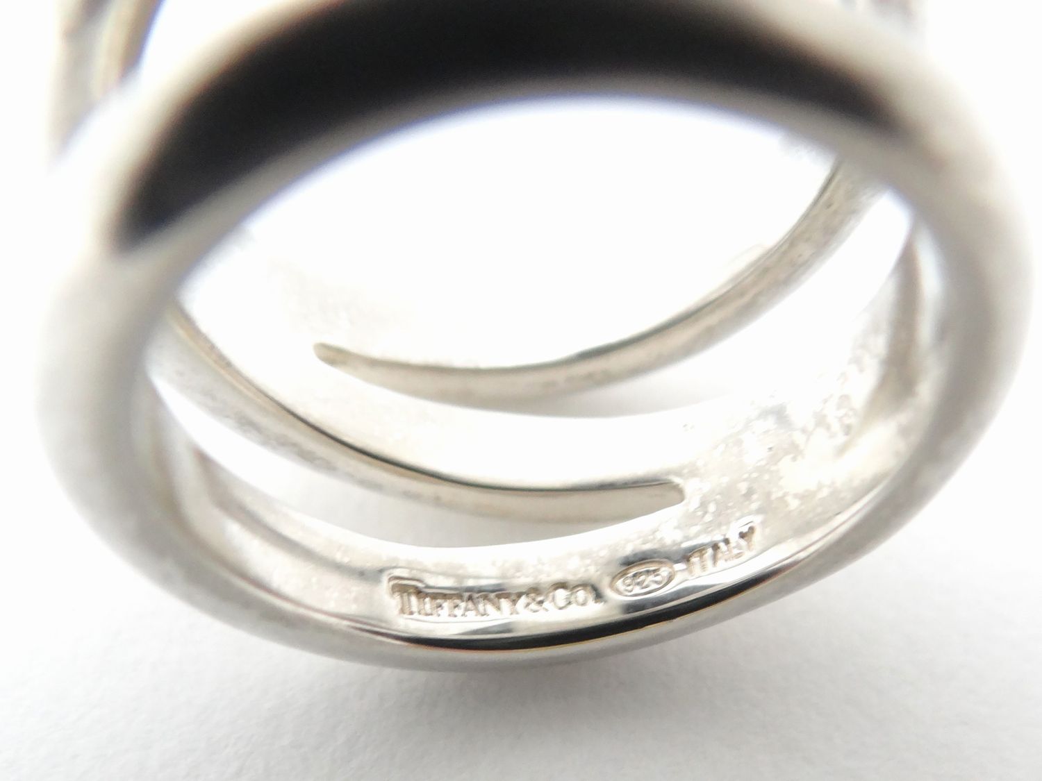 TIFFANY&CO. ティファニー ダイアゴナル リング 指輪 #11 SV925 USED品