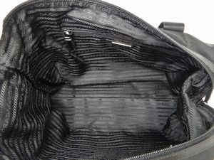 PRADA プラダ ナイロン ミニボストンバッグ ハンドバッグ ブラック