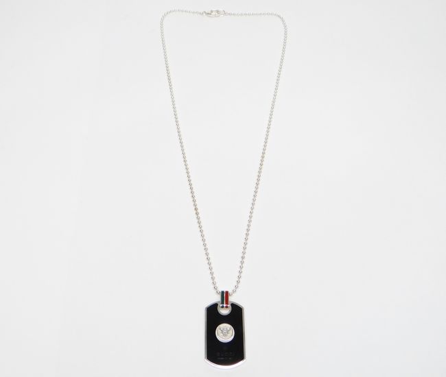 GUCCI グッチ 272860 クレスト 紋章 シェリー ドッグタグ ボール