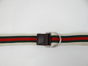 GUCCI グッチ 146435 シェリーライン ダブルリング キャンバス ベルト