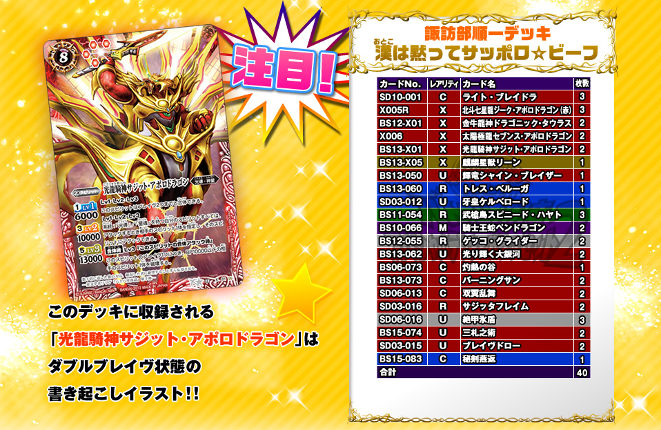 バトスピ大好き スペシャルデッキ＆ドラマセット2 : Battle Spirits