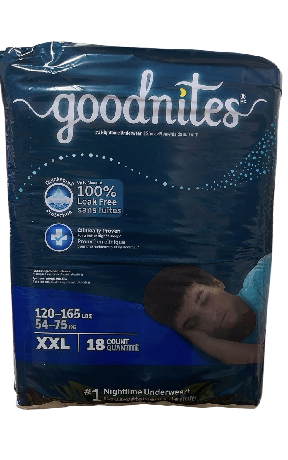 子供用紙おむつGoodnites 男の子用 XXLバラ売り（54〜75kg）| 大人用
