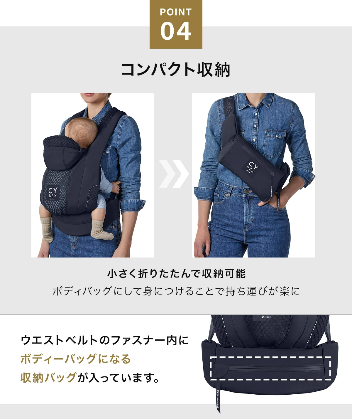 cybex コヤ / キャリア / ロイヤルブルー