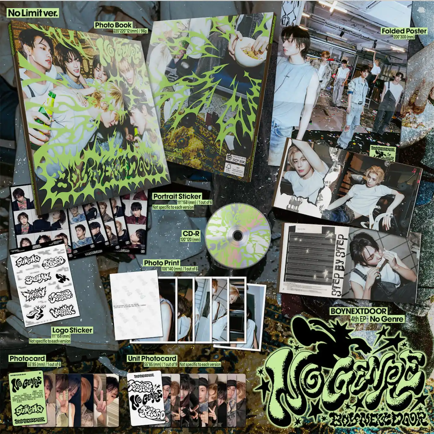 BOYNEXTDOOR – No Genre [3rd EP Album] – Bak Bak K-Pop Store