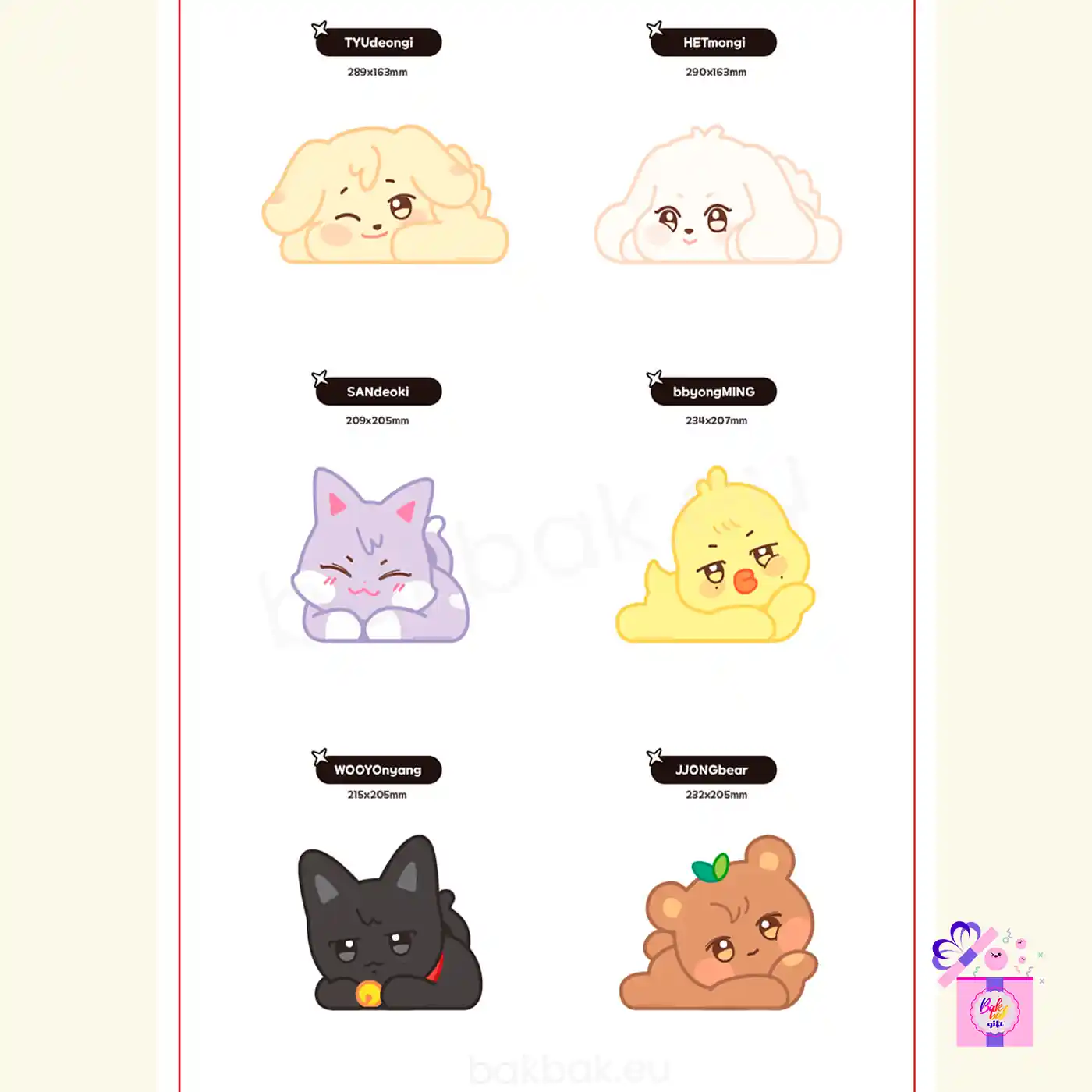 ATEEZ – Mouse Pad [ANITEEZ IN THE CALLING Limited MD] – Bak Bak K