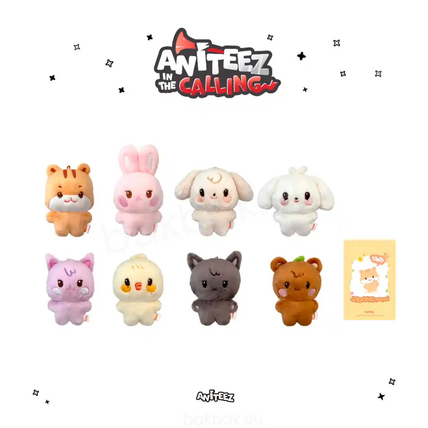 ATEEZ – Tiny Plush Doll [ANITEEZ IN THE CALLING Limited MD] – Bak
