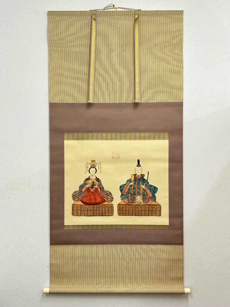 真作⁄内藤鳴雪⁄人物画賛⁄桐極箱付⁄布袋屋