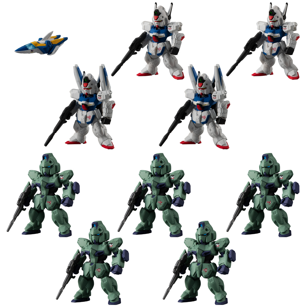 FW GUNDAM CONVERGE:CORE 機動戦士Vガンダム シュラク隊セット