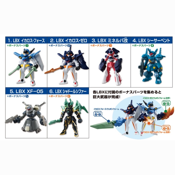 ダンボール戦機 LBXコレクション5｜発売日：2012年11月｜バンダイ