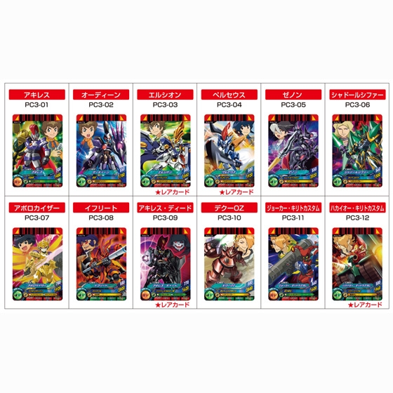 データカードダス ダンボール戦機 カードグミ3｜発売日：2012年9月