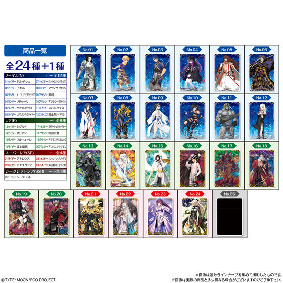 Fate/Grand Orderウエハース7｜発売日：2019年7月29日｜バンダイ