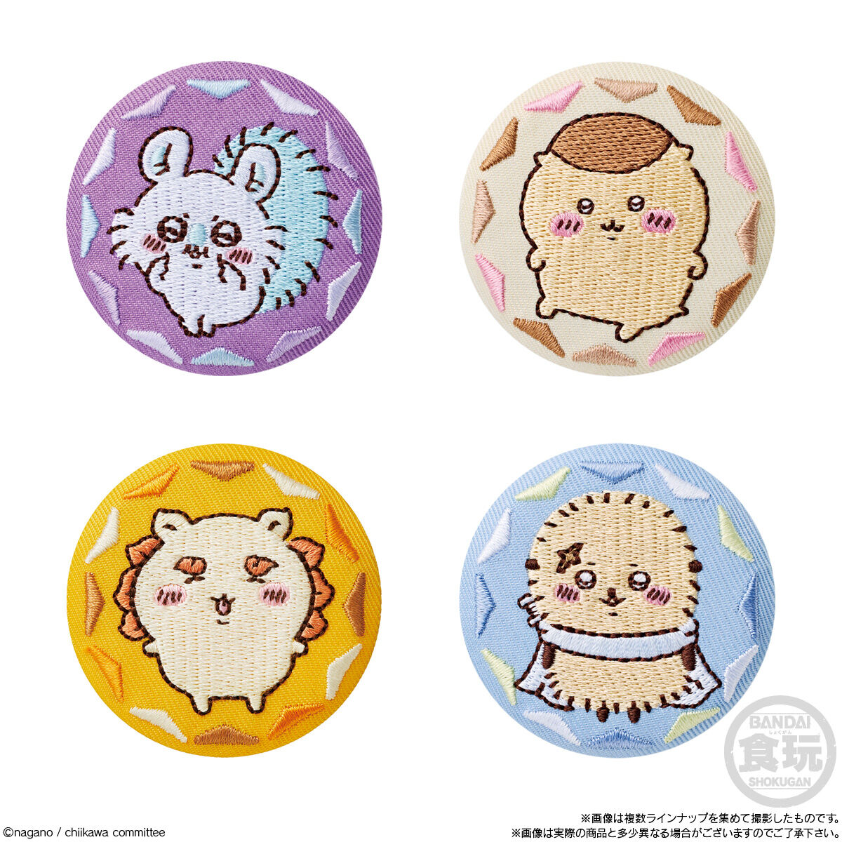 ちいかわ 刺繍缶バッジビスケット｜発売日：2024年7月29日｜バンダイ