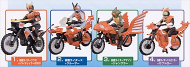 仮面ライダー ザ・ライダーマシン2｜バンダイキャンディトイ