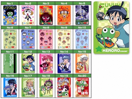 ケロロ軍曹のグミであります｜バンダイキャンディトイ