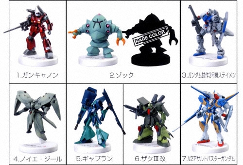 GUNDAMミニフィギュアセレクションプラス5｜バンダイキャンディトイ