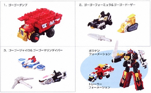 ミニプラ ゴーゴーダイボウケン｜バンダイキャンディトイ