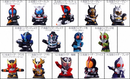 仮面ライダーキッズ8｜バンダイキャンディトイ
