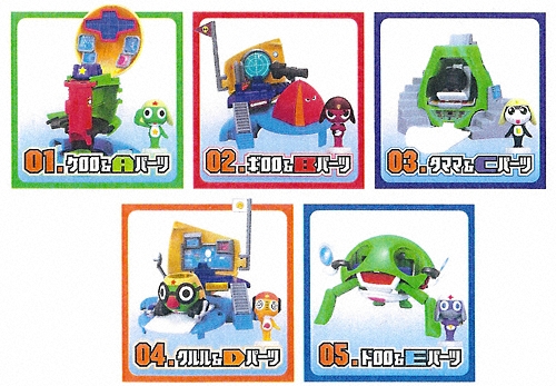 ケロロ軍曹 仰天合体!ケロロベースであります｜バンダイキャンディトイ