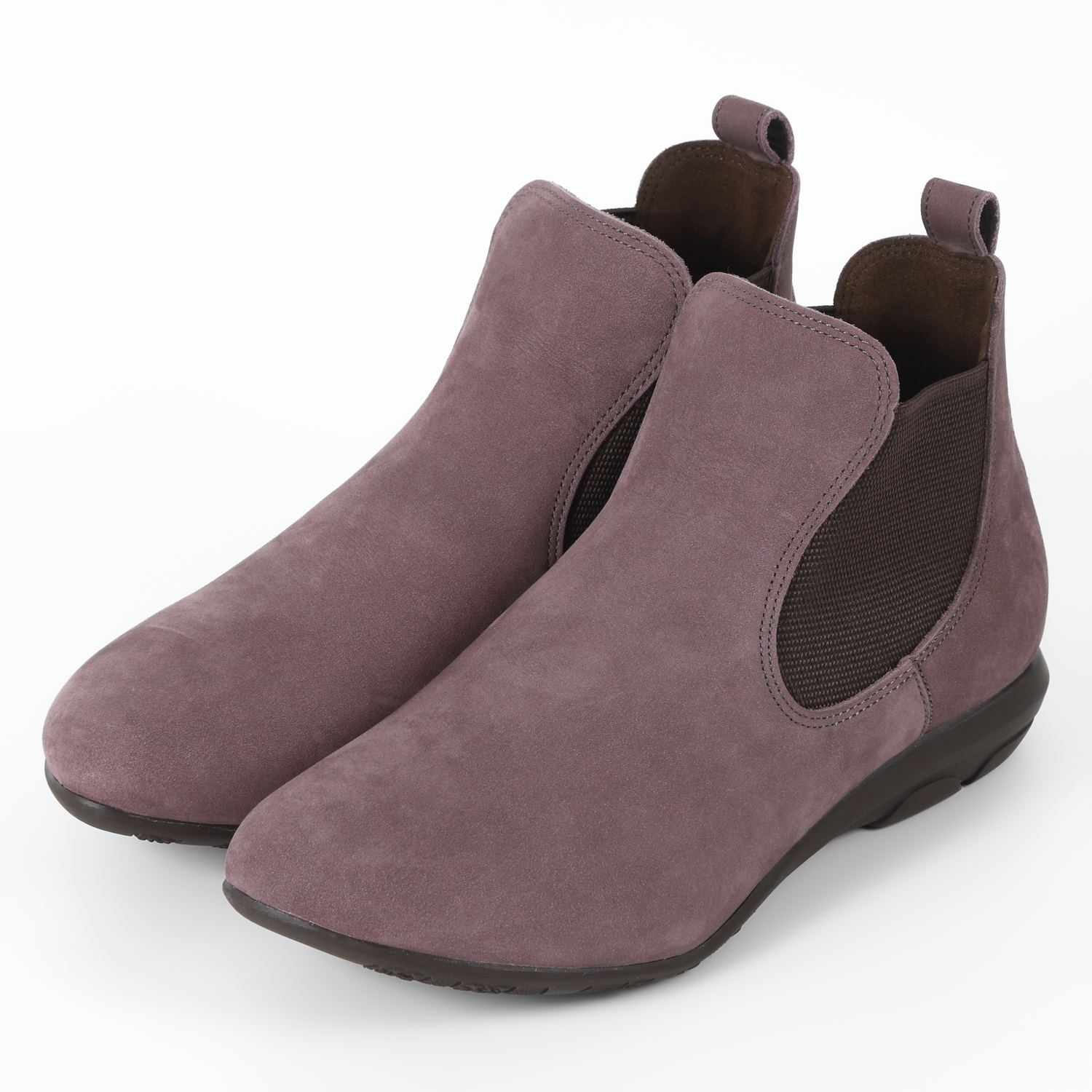 VITA NOVA丸サイドゴアショートブーツ キャメルヌバック｜BARCLAY