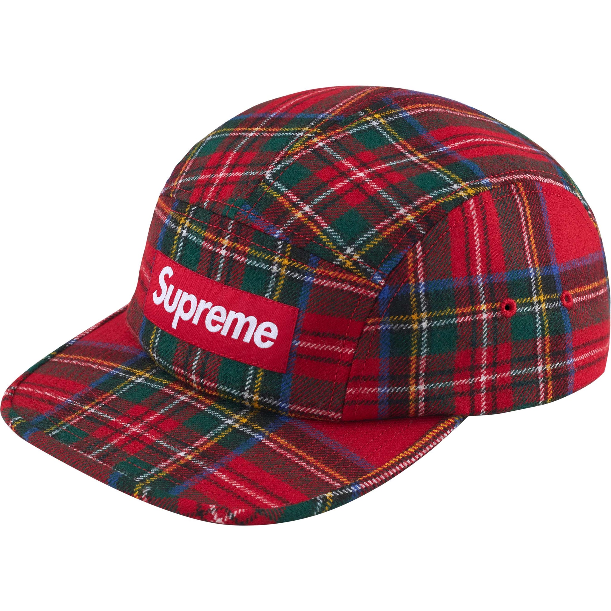 Supreme Lochcarron Camp Cap Red Plaid – BASEMENT_HK