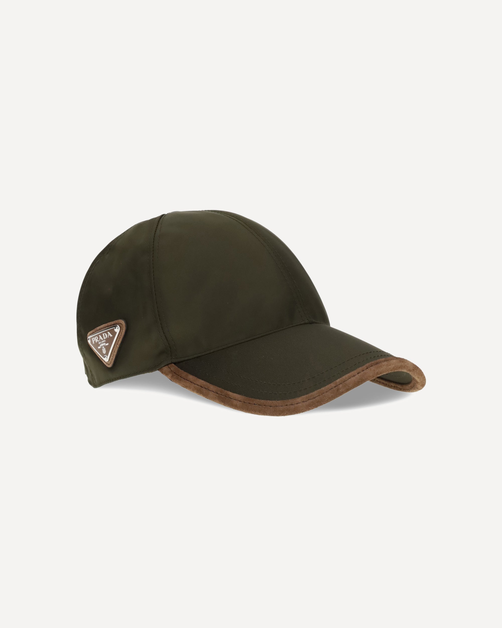 PRADA Re-nylon Baseball Hat GREEN | Base Blu