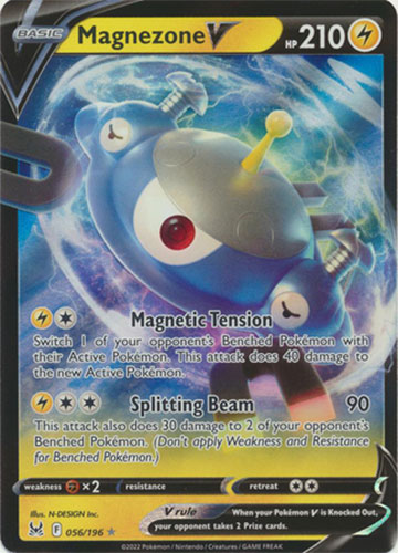 Pokemon Card - S&S: Lost Origin 056/196 - MAGNEZONE V (holo-foil
