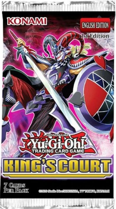 Yu-Gi-Oh Cards - King's Court - Booster PACK (7 Cards)(1 Foil in