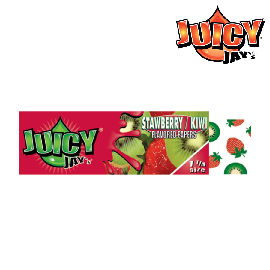 Juicy Jay's Strawberry Kiwi 1 1/4 Size Papers - BC Smoke Shop