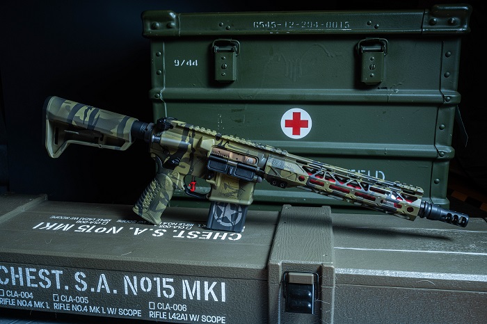 BCSW カスタム BATTLE ARMS F-15タイプ AR15 東京マルイM4 MWS ベース