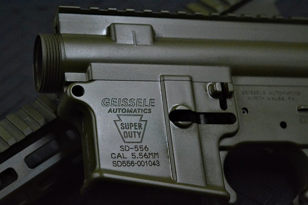 BCSW/ZPARTS製 東京マルイ MWS対応 鍛造 M4 レシーバー GEISSELE SUPER