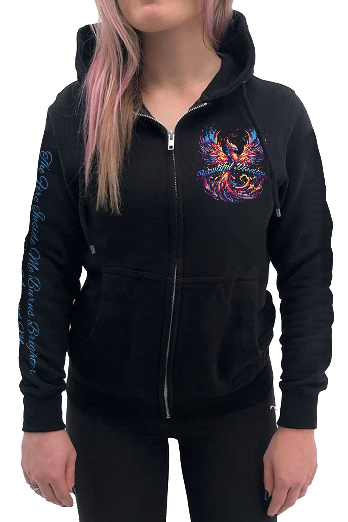 Phoenix 6 Zip Hoodie – Beautiful Disaster Clothing