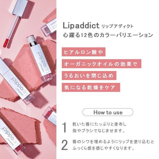 リップアディクト 全12色-エステ化粧品の卸/仕入れならビーウェイブ