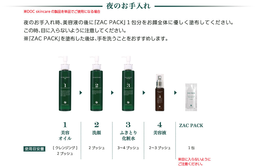 D.O.Cスキンケア ザックパックN 20包入-エステ化粧品の卸/仕入れなら