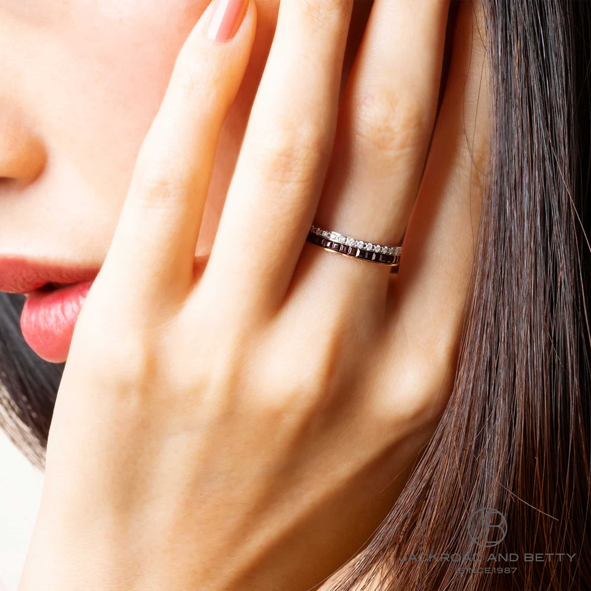 キャトル クラシック リング ハーフ[JAL00243] QUATRE CLASSIQUE RING