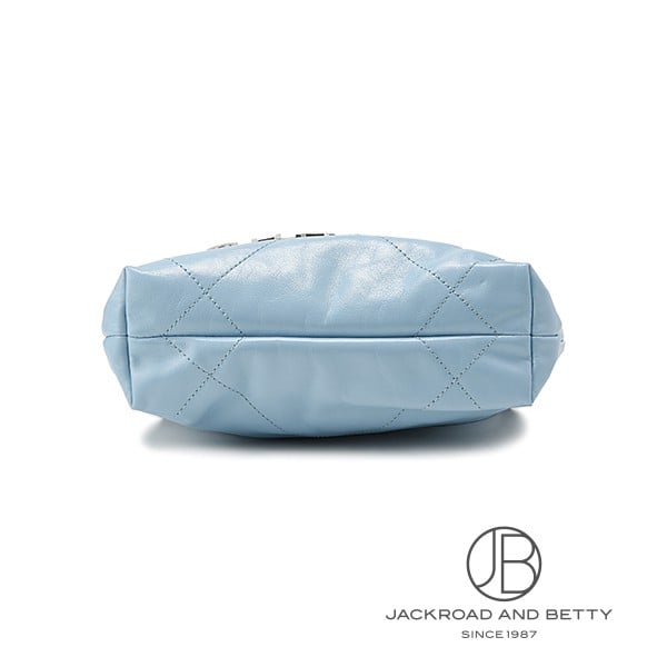 CHANEL 22 ミニ ハンドバック ブルー ライトブルー[AS3980 B08872