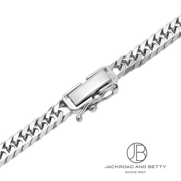 PT850 6面 ダブル 30g 50cm ネックレス プラチナ 造幣局刻印有り